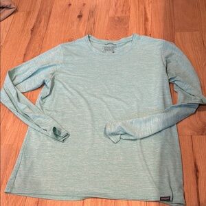 Patagonia Light green Capilene cool daily Long Sleeve Tee